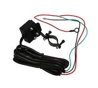 Haude Interrupteur à bascule pour treuil 12 V avec support de pour guidon, kit de ligne de commande pour ATV UTV électrique accessoires de treuil