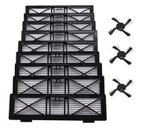 Haude Lot de 9 filtres HEPA et 3 brosses latérales pour D3 D4 D5 D6 D7 D70 D75 D80 D85 Connected Botvac 75E 80 85