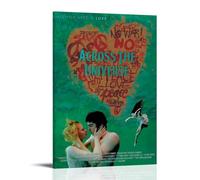 HAUEBDANSEY Affiches de Across The Universe - Impression sur toile vintage - Décoration pour salon, chambre à coucher - 50 x 75 cm - Style cadre
