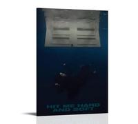 HAUEBDANSEY Affiches Hit Me dures et douces, esthétiques, vintage, art mural sur toile, peinture décorative pour salon, chambre à coucher, 30 x 45 cm, style cadre