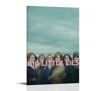 HAUEBDANSEY Poster Big Little Lies - Impression sur toile - Décoration murale vintage - Pour salon, chambre à coucher - 20 x 30 cm - Style cadre