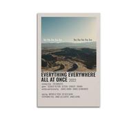 HAUEBDANSEY Poster décoratif sur toile « Everything Everywhere All at Once » - Décoration murale vintage - Pour salon, chambre à coucher - 40 x 60 cm - Style sans cadre