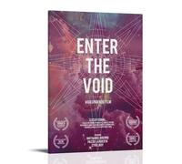 HAUEBDANSEY Poster « Enter The Void » - Impression sur toile vintage - Décoration pour salon, chambre à coucher - 30 x 45 cm - Style cadre