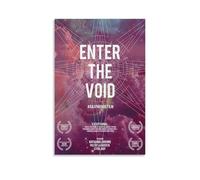 HAUEBDANSEY Poster « Enter The Void » - Impression sur toile vintage - Décoration pour salon, chambre à coucher - 60 x 90 cm - Style sans cadre