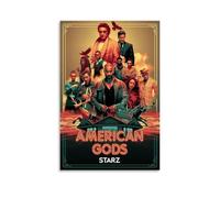 HAUEWB4HEWY Poster des dieux américains esthétiques sur toile - Art mural moderne pour salles de séjour - 60 x 90 cm - Style sans cadre