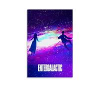 HAUEWB4HEWY Poster Entergalactic - Toile esthétique - Art mural moderne - Peintures pour salons - 30 x 45 cm - Style sans cadre