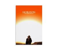 HAUEWB4HEWY Poster Horizon An American Saga - Impression sur toile - Décoration murale moderne pour salon - 30 x 45 cm - Style sans cadre