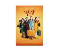 HAUEWB4HEWY Poster The Miracle Club - Impression sur toile esthétique - Art mural moderne pour salon - 50 x 75 cm - Style sans cadre