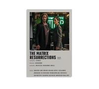 HAUEWB4HEWY The Matrix Resurrections Poster esthétique sur toile pour salon, 50 x 75 cm, style sans cadre