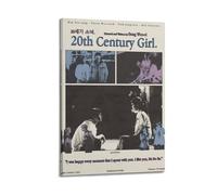 HAUEYQWUEGG 20th Century Girl Poster Art mural esthétique Toile Vintage Poster Peinture décorative pour la décoration de la chambre 40 x 60 cm (40 x 60 cm) Style de cadre