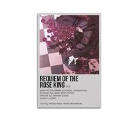 HAUEYQWUEGG Poster mural Requiem of The Rose King2 - Décoration murale vintage sur toile pour salon, chambre à coucher, 20 x 30 cm, sans cadre