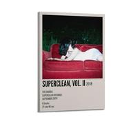 HAUEYQWUEGG Poster The Marías Superclean, Vol. II (1) - Impression sur toile vintage pour salon, chambre à coucher - 60 x 90 cm - Style rétro - Cadre