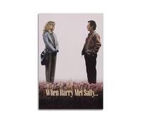 HAUEYQWUEGG When Harry Met Sally Movie Poster Esthétique Mur Art Toile Vintage Poster Peinture décorative pour la décoration de la chambre 50 x 75 cm (50 x 75 cm) Style sans cadre
