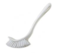 haug bürsten - Brosse à vaisselle Rondo - Couleur : blanc - Dimensions : 24 x 4 x 2,5 cm - Forme : ovale - Matériau : nylon 6,6 - Fabriqué en Allemagne