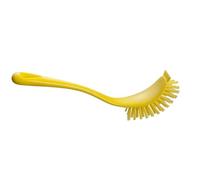 haug bürsten - Brosse à vaisselle Rondo - couleur: Citron - Dimensions: 24 x 4 x 2,5 cm - Forme: Ovale - Matériel: Nylon 6,6 - Made in Germany