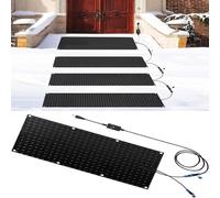 HAUJGG Tapis de Fonte de Neige for escaliers extérieurs - Dispositif antidérapant avec Cordon d'alimentation for Une Utilisation hivernale en Toute sécurité(30x60cmx1Pcs)