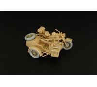 Hauler Models HLX48358 - 1:48 Allemand Motorcycle&sidecar (Tamiya) - Accessoire