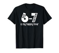 Haunted by 6-7 Six Seven 67 Sayings 6 7 Numbers 6 & 7 Hours T-Shirt