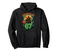 Haunted by 67 Six Seven Costume Amusant pour Halloween Sweat à Capuche