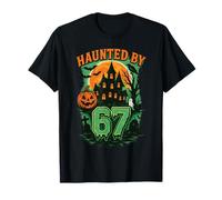 Haunted by 67 Six Seven Costume Amusant pour Halloween T-Shirt