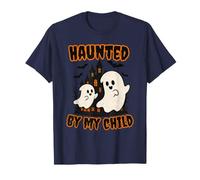 Haunted by My Child Funny Ghost Halloween Men Women T-Shirt