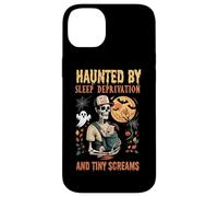 Haunted by Sleep Deprivation and Tiny Screams Born Dad des années 90 Coque pour iPhone 14 Plus