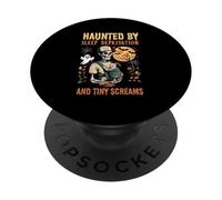 Haunted by Sleep Deprivation and Tiny Screams Born Dad des années 90 PopSockets PopGrip Adhésif