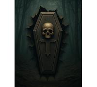 Haunted Forest Journal - Skull Coffin Edition: Dark Gothic Notebook for Writing, Drawing & Ideas