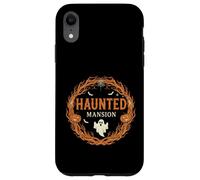 Haunted Mansion Funny Halloween Trick Or Treat Typographie Coque pour iPhone XR