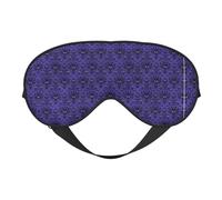 Haunted Mansion Masque de sommeil double face doux et confortable bloquant la lumière pour le repos nocturne