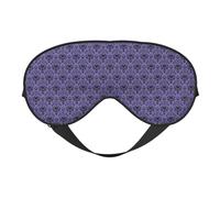 Haunted Mansion Masque de sommeil double face doux et confortable bloquant la lumière pour le repos nocturne