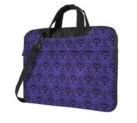 Haunted Mansion Print Sac de travail léger et polyvalent pour ordinateur portable pour homme et femme, Noir , 13 inch