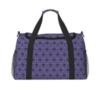 Haunted Mansion Print Sac de voyage pour usage quotidien Grande capacité Sac de voyage élégant Sac fonctionnel, noir, One Size
