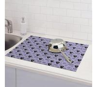 Haunted Mansion Tapis de séchage pour comptoir de cuisine Tapis de séchage en microfibre absorbant réversible lavable 45,7 x 61 cm Facile à nettoyer pour la décoration de la maison, de la cuisine, de