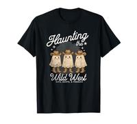 Haunting The Wild West Chapeaux Bottes & Freedom Funny Ghosts T-Shirt