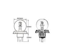 Hauptscheinwerferlampe 6V 45/40W P45T