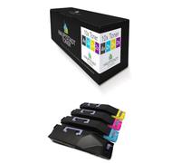HAUPTSTADT TONER DarkSerie Lot de 10 toners compatibles avec Kyocera TASKalfa 250ci 300ci Remplace TK-865 Noir/Bleu/Rouge/Jaune