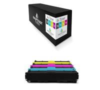 HAUPTSTADT TONER DarkSerie Lot de 4 toners compatibles avec HP Laserjet Pro CP1521 CP1522 CP1523 CP1525 CP1526 CP1527 CP1528 Remplace CE320A-23A 128A