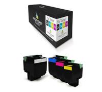 HAUPTSTADT TONER DarkSerie Lot de 5 toners compatibles avec Lexmark C540 C543 C544 C546 remplace 0C540H1