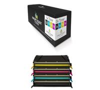 HAUPTSTADT TONER DarkSerie Lot de 5 toners compatibles avec Lexmark CS736dn Remplace 0C736H1 Noir/cyan/magenta/jaune