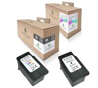 HAUPTSTADT TONER PG-560XL CL-561XL Lot de 2 cartouches d'encre compatibles avec Canon 560 561 pour Pixma TS5350 TS5351 TS5352 TS5353 TS7450 TS7451 (noir, couleur)