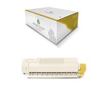 HAUPTSTADT TONER Toner compatible pour Oki C610 remplace 44315305 Jaune