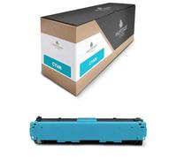 HAUPTSTADT TONER Toner de qualité supérieure compatible avec HP Color Laserjet CP1210 CP1213 CP1214 CP1215 CP1216 CP1217 CM1312 CM1512 remplace CB541A 125A