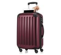 HAUPTSTADTKOFFER - Alex- Bagage à main cabine, Trolley rigide extensible avec Compartiment pour ordinateur portablel, TSA, 55 cm, 42 L, Bordeaux