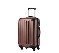 HAUPTSTADTKOFFER - Alex - Bagage à Main Cabine Valise Trolley 4 Roues, 55 cm, 42 litres, Marron