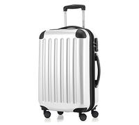 HAUPTSTADTKOFFER - Alex - Bagage à Main Cabine Valise Trolley 4 Roues, TSA, 55 cm, 42 litres, Blanc
