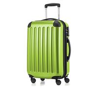 HAUPTSTADTKOFFER - Alex - Bagage Rigide extensible, Valise Grande Taille, Trolley avec 4 Roues multidirectionnelles, TSA, 75 cm, 119 litres, Vert Pomme