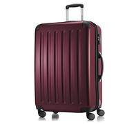 HAUPTSTADTKOFFER - Alex - Bagage Rigide extensible, Valise Grande Taille, Trolley avec 4 Roues multidirectionnelles, TSA, 75 cm, 119 litres, Bordeaux