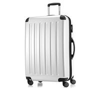 HAUPTSTADTKOFFER - Alex - Bagage Rigide Valise Grande Taille, Trolley avec 4 Roues multidirectionnelles, 75 cm, 119 litres, Blanc