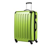 HAUPTSTADTKOFFER - Alex - Bagage Rigide Valise Grande Taille, Trolley avec 4 Roues multidirectionnelles, 75 cm, 119 litres, Vert Pomme